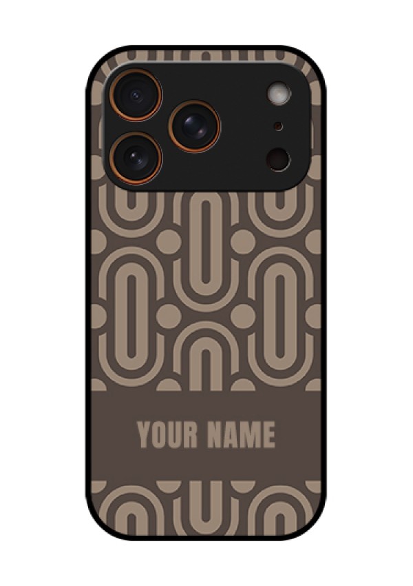 Apple iPhone 17 Pro Custom Glass Phone Case - Captivating Zero Pattern Design
