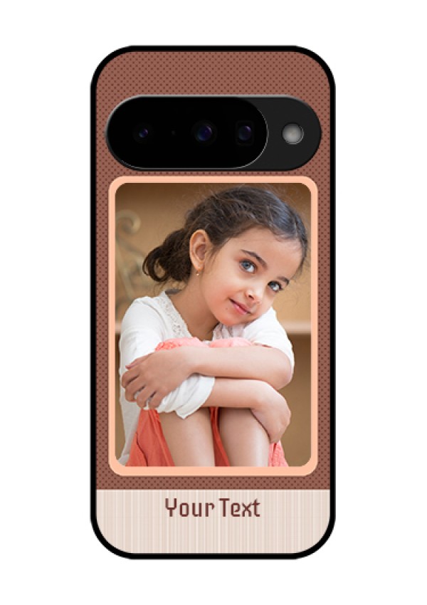 Google Pixel 10 5G Custom Glass Phone Case - Simple Pic Upload Design