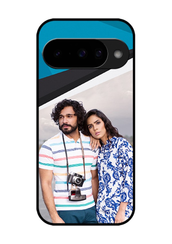 Google Pixel 10 5G Custom Glass Phone Case - Simple Pattern Photo Upload Design