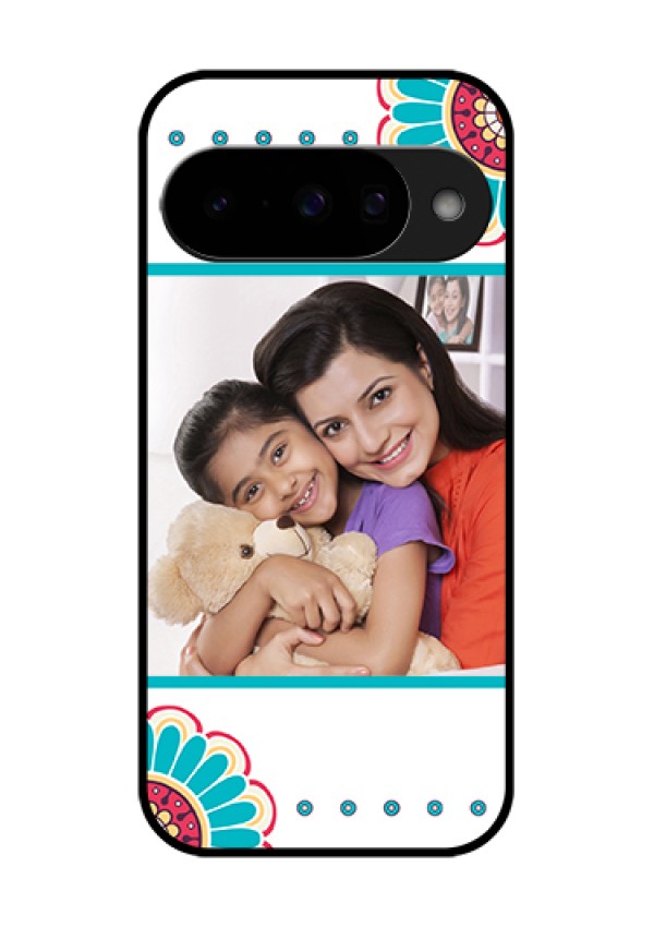 Google Pixel 10 5G Custom Glass Phone Case - Flower Design