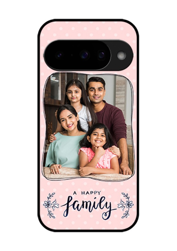 Google Pixel 10 5G Custom Glass Phone Case - Family With Dots Design