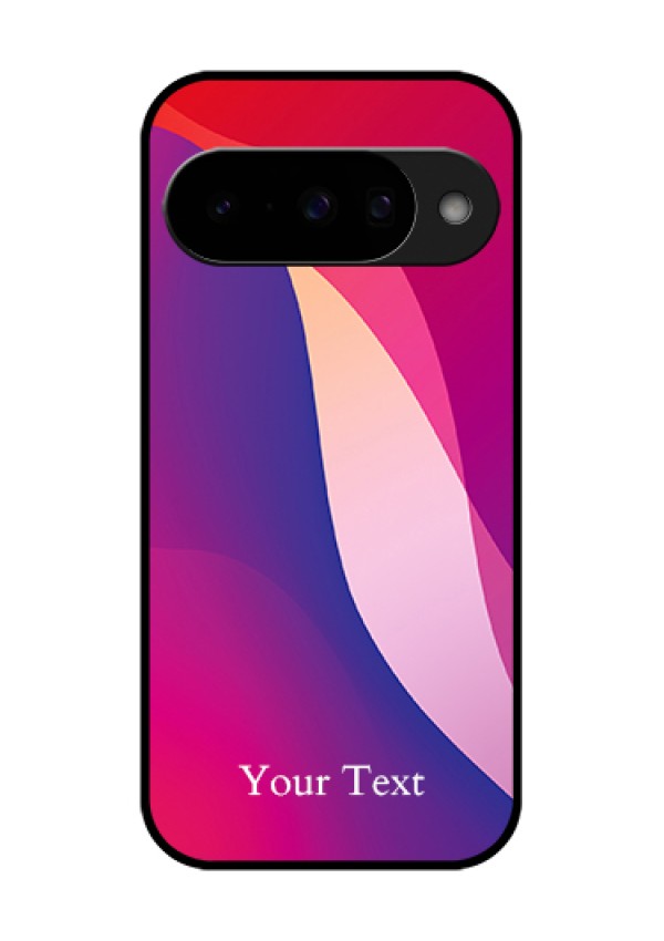 Google Pixel 10 5G Custom Glass Phone Case - Digital Abstract Overlap Design