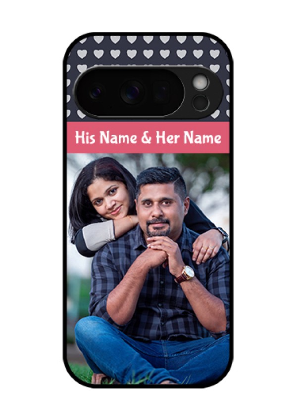 Google Pixel 10 Pro 5G Custom Glass Phone Case - Love Symbols Design