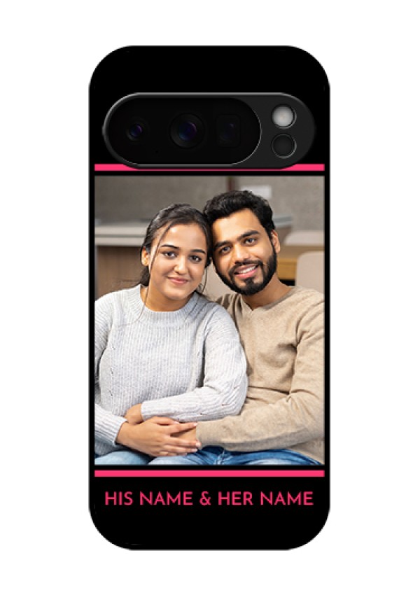 Google Pixel 10 Pro 5G Custom Glass Phone Case - With Add Text Design