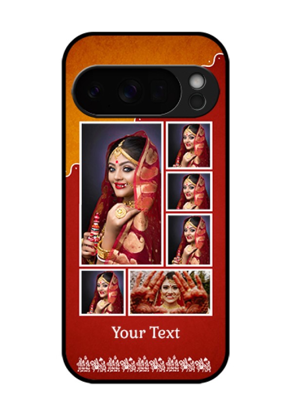 Google Pixel 10 Pro 5G Custom Glass Phone Case - Wedding Pic Upload Design
