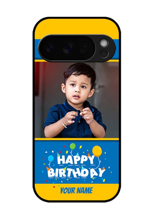 Google Pixel 10 Pro 5G Custom Glass Phone Case - Birthday Wishes Design