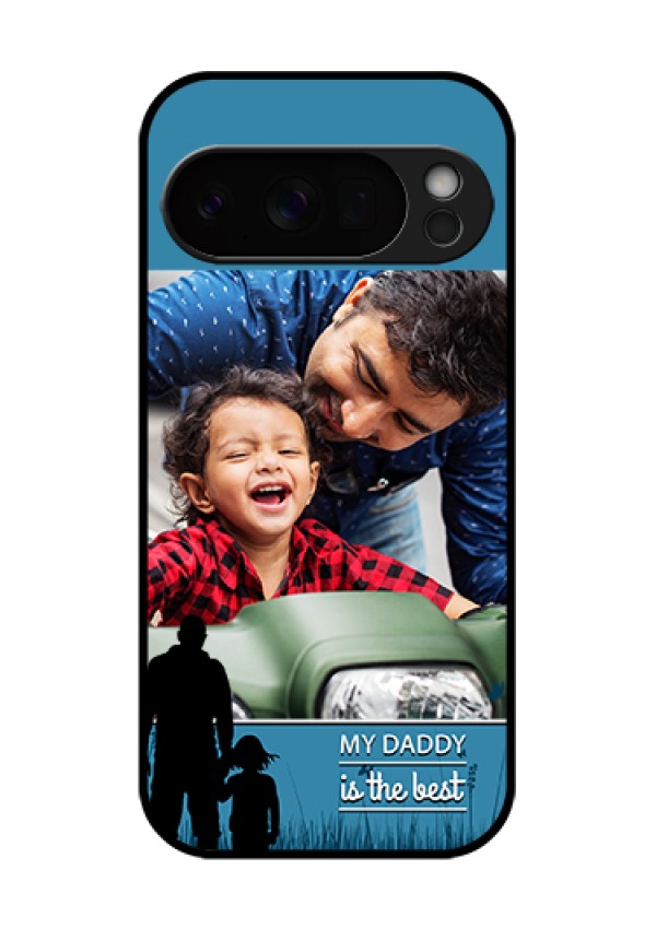 Google Pixel 10 Pro 5G Custom Glass Phone Case - Best Dad Design