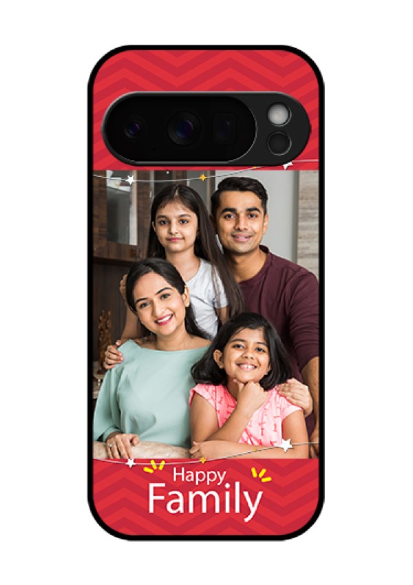 Google Pixel 10 Pro 5G Custom Glass Phone Case - Happy Family Design