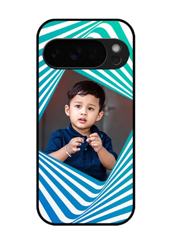 Google Pixel 10 Pro 5G Custom Glass Phone Case - Abstract Spiral Design