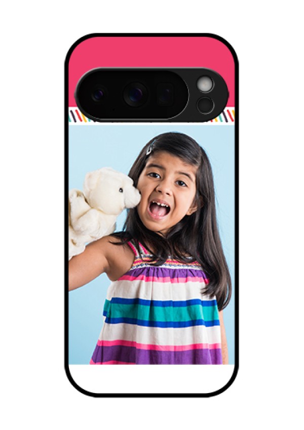Google Pixel 10 Pro 5G Custom Glass Phone Case - Line Art Design