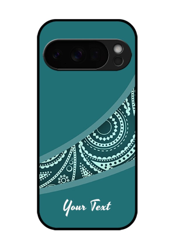 Google Pixel 10 Pro 5G Custom Glass Phone Case - Semi Visible Floral Design