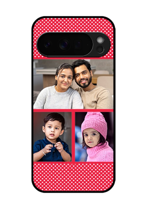 Google Pixel 10 Pro Xl 5G Custom Glass Phone Case - Bulk Photo Upload Design