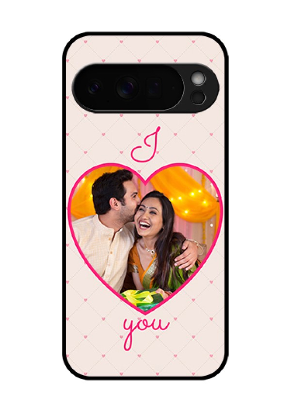Google Pixel 10 Pro Xl 5G Custom Glass Phone Case - Heart Shape Design