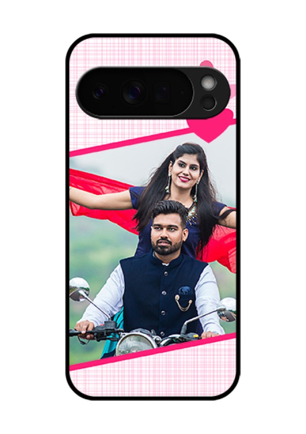 Google Pixel 10 Pro Xl 5G Custom Glass Phone Case - Love Shape Heart Design