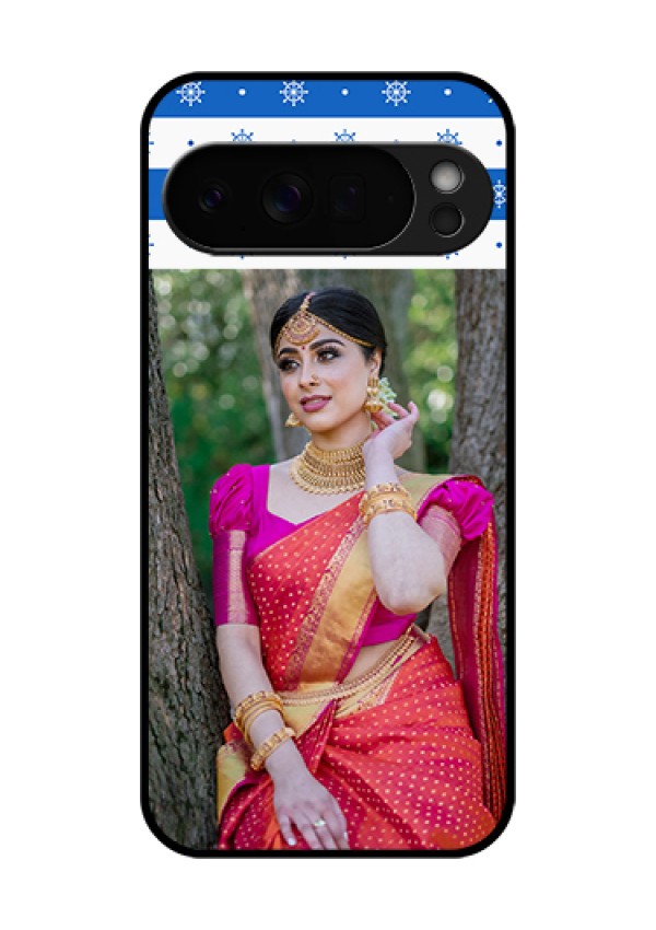 Google Pixel 10 Pro Xl 5G Custom Glass Phone Case - Snow Pattern Design