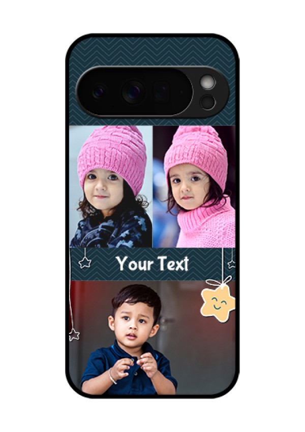 Google Pixel 10 Pro Xl 5G Custom Glass Phone Case - Hanging Stars Design