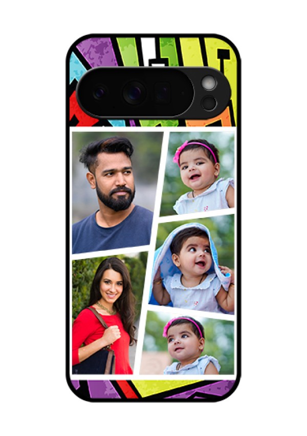 Google Pixel 10 Pro Xl 5G Custom Glass Phone Case - Graffiti Pattern Design