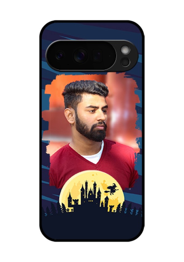 Google Pixel 10 Pro Xl 5G Custom Glass Phone Case - Halloween Witch Design