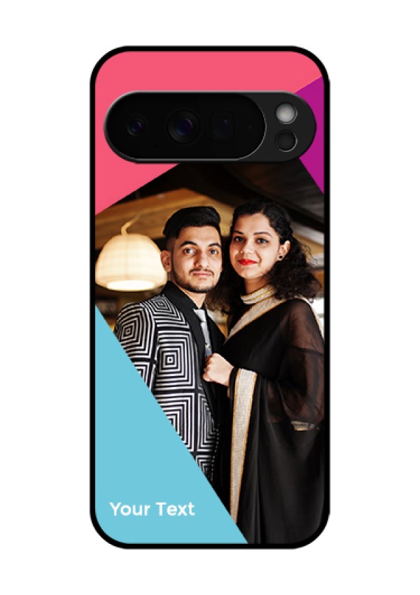 Google Pixel 10 Pro Xl 5G Custom Glass Phone Case - Stacked Triple Colour Design