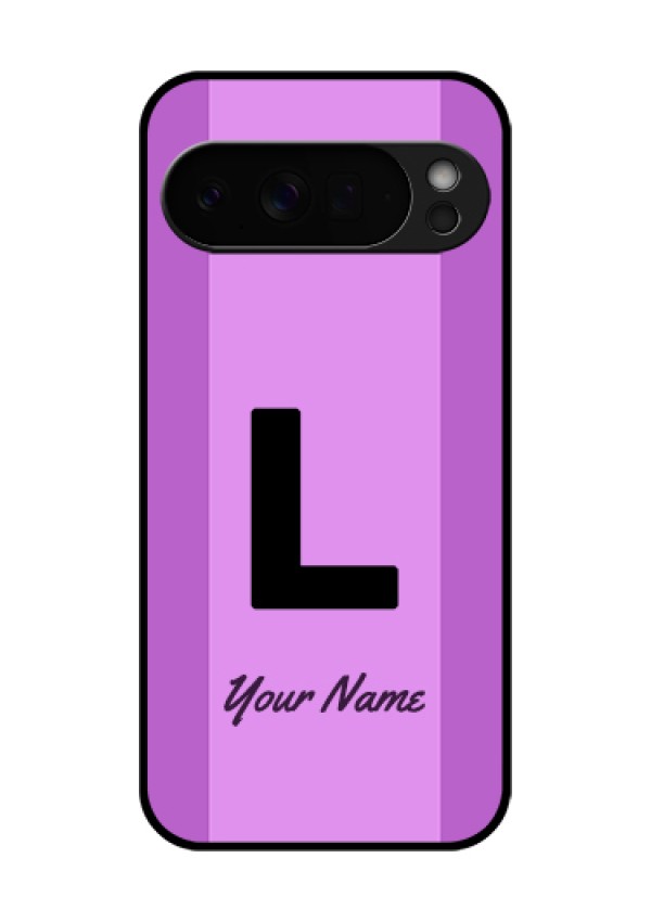 Google Pixel 10 Pro Xl 5G Custom Glass Phone Case - Tricolor Custom Text Design