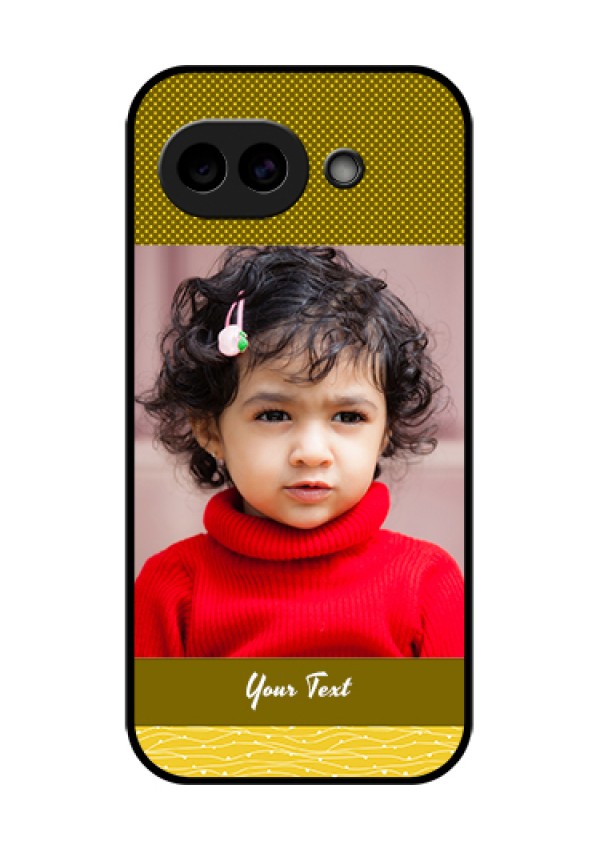 Google Pixel 10A 5G Custom Glass Phone Case - Simple Green Color Design