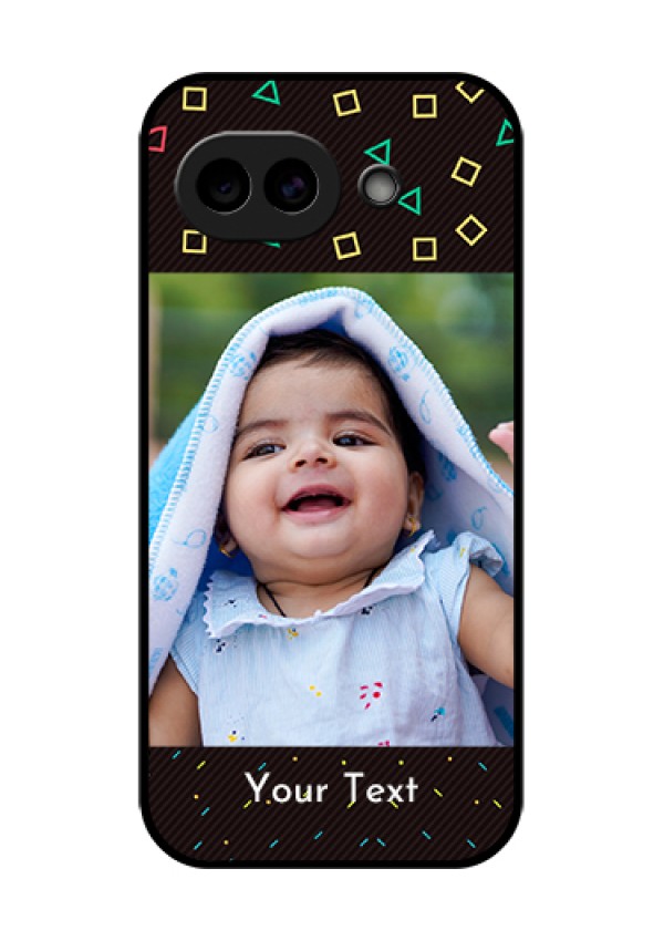Google Pixel 10A 5G Custom Glass Phone Case - With Confetti Birthday Design