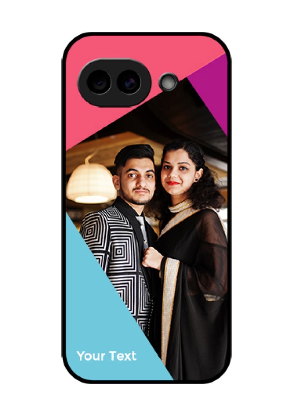 Google Pixel 10A 5G Custom Glass Phone Case - Stacked Triple Colour Design