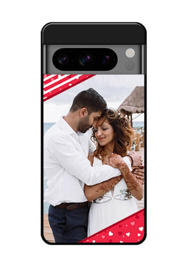 Google Pixel 8 Pro 5G Custom Glass Phone Case - Valentines Gift Design