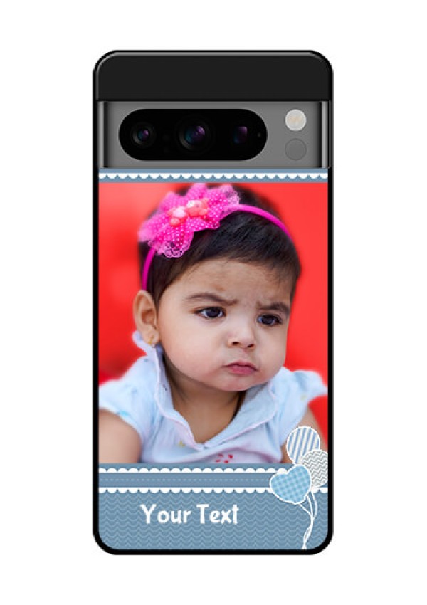 Google Pixel 8 Pro 5G Custom Glass Phone Case - With Kids Pattern Design
