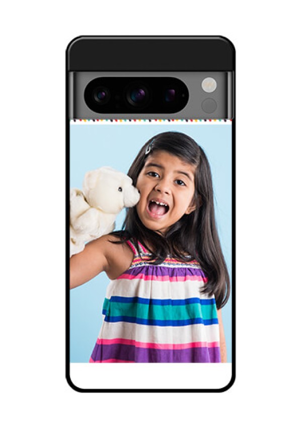 Google Pixel 8 Pro 5G Custom Glass Phone Case - Line Art Design
