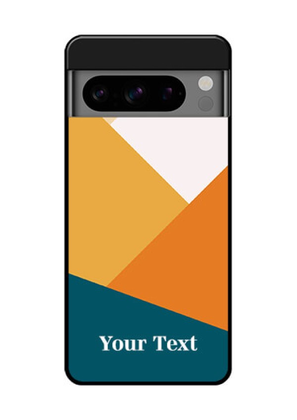 Google Pixel 8 Pro 5G Custom Glass Phone Case - Stacked Multi - Colour Design