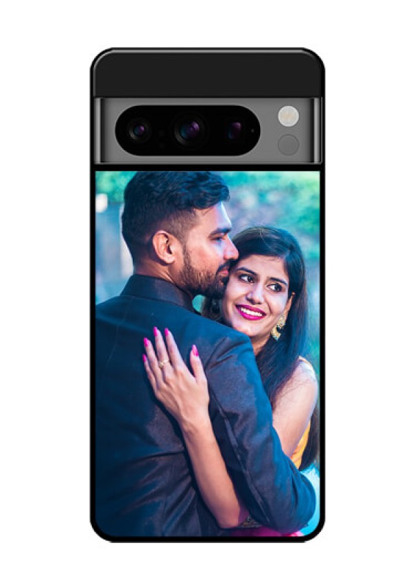 Google Pixel 8 Pro 5G Custom Glass Phone Case - Upload Full Picture With Custom Color Design