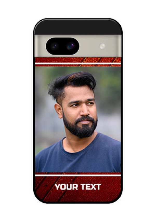 Google Pixel 8A 5G Custom Glass Phone Case - Leather Phone Case Design