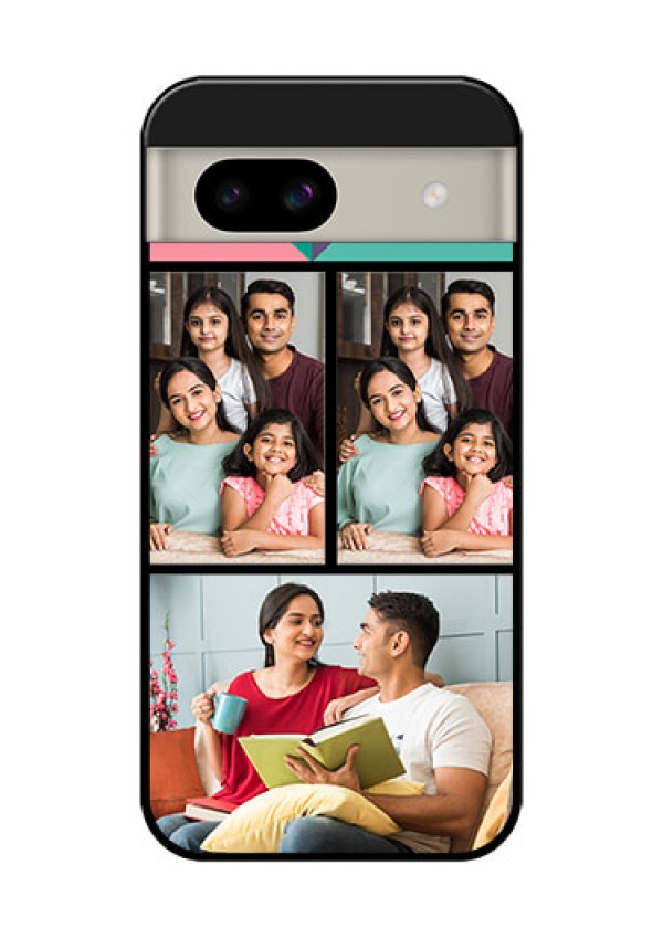 Google Pixel 8A 5G Custom Glass Phone Case - Bulk Pic Upload Design