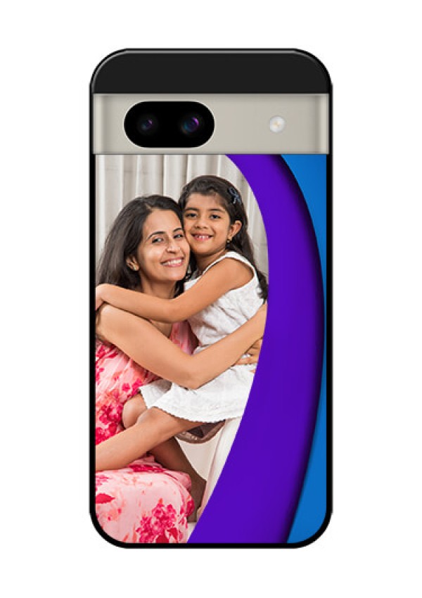 Google Pixel 8A 5G Custom Glass Phone Case - Simple Pattern Design