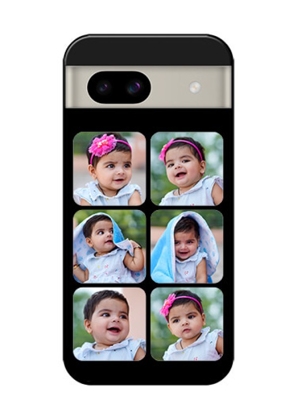 Google Pixel 8A 5G Custom Glass Phone Case - Multiple Pictures Design