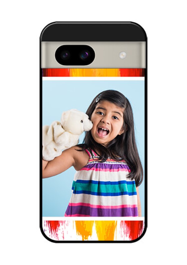 Google Pixel 8A 5G Custom Glass Phone Case - Multi Color Design