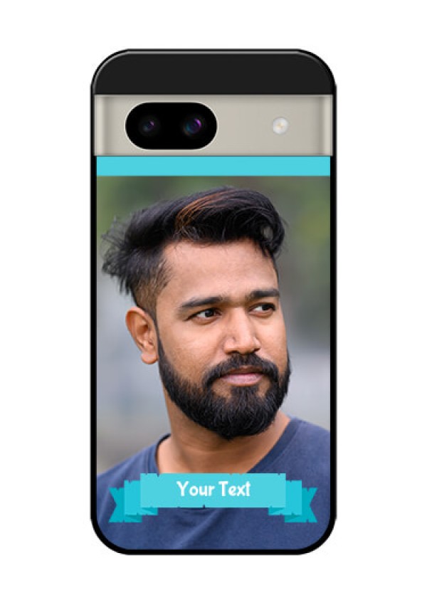 Google Pixel 8A 5G Custom Glass Phone Case - Blue Color Design
