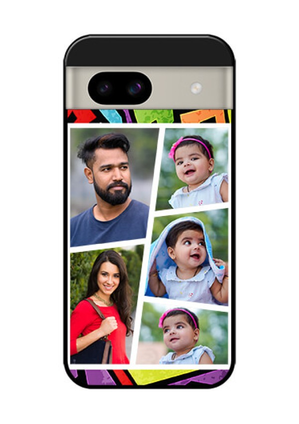 Google Pixel 8A 5G Custom Glass Phone Case - Graffiti Pattern Design