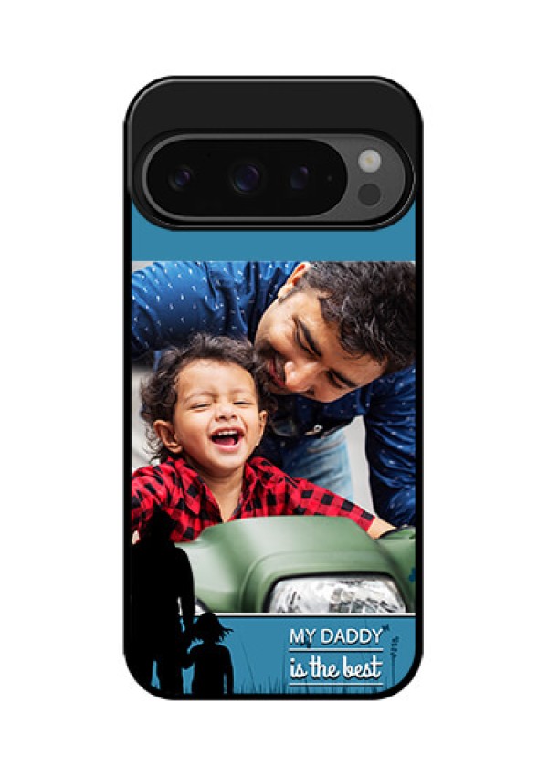 Google Pixel 9 Pro 5G Custom Glass Phone Case - Best Dad Design