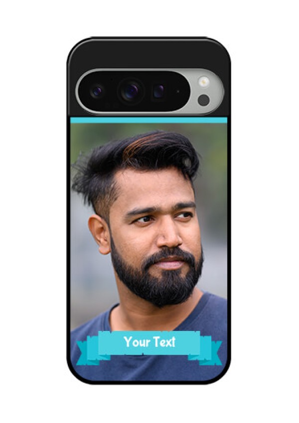 Google Pixel 9 Pro Xl Custom Glass Phone Case - Blue Color Design
