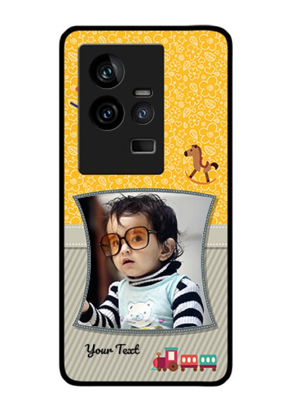 iQOO 11 5G Personalized Glass Phone Case - Baby Picture Upload Design