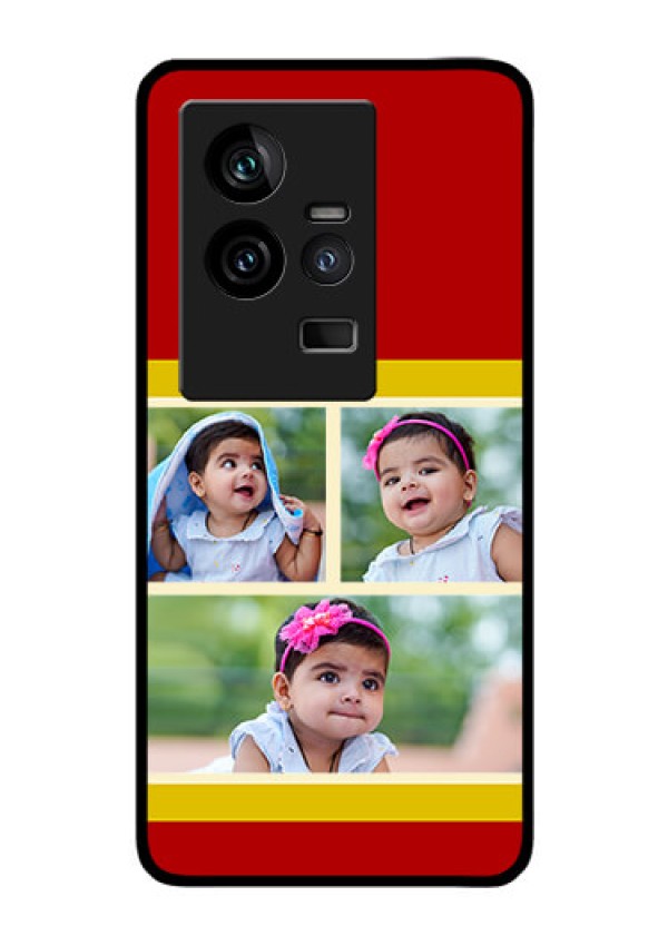 iQOO 11 5G Custom Glass Mobile Case - Multiple Pic Upload Design