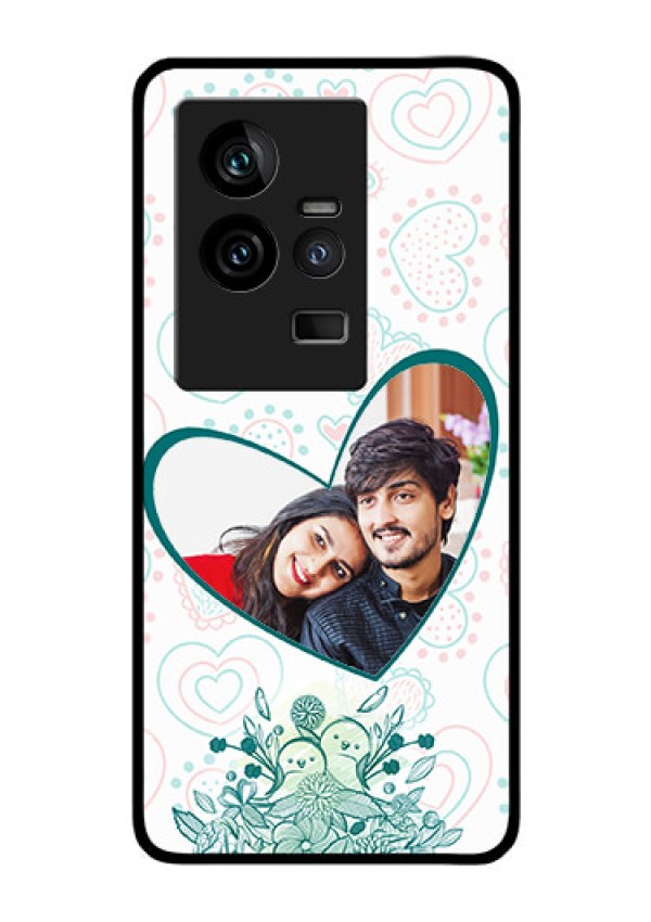 iQOO 11 5G Photo Printing on Glass Case - Premium Couple Design