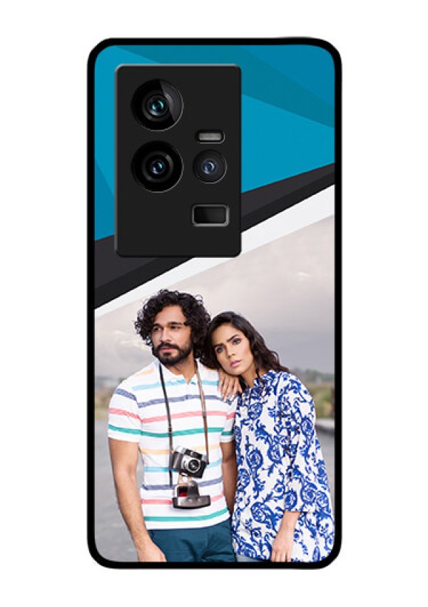 iQOO 11 5G Photo Printing on Glass Case - Simple Pattern Photo Upload Design