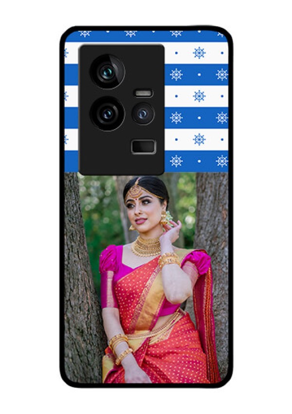 iQOO 11 5G Photo Printing on Glass Case - Snow Pattern Design