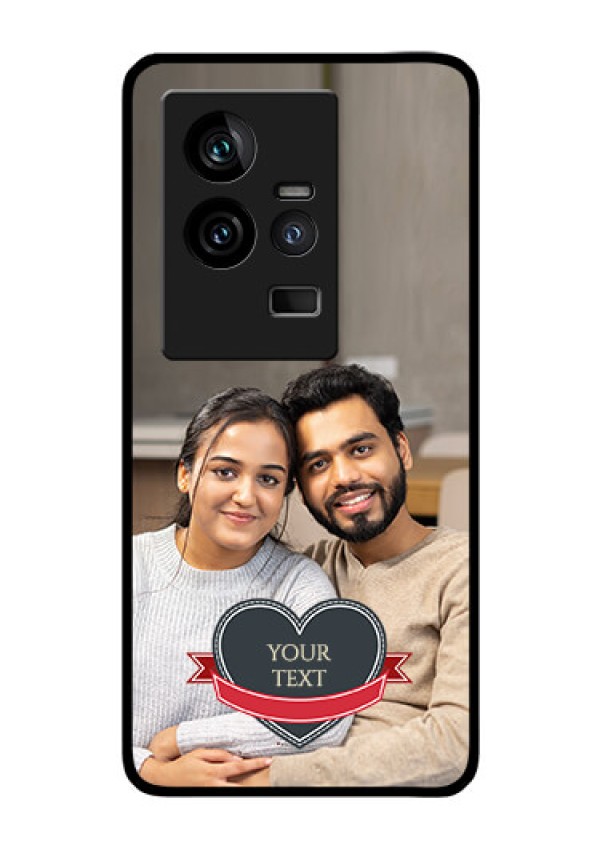 iQOO 11 5G Custom Glass Phone Case - Just Married Couple Design