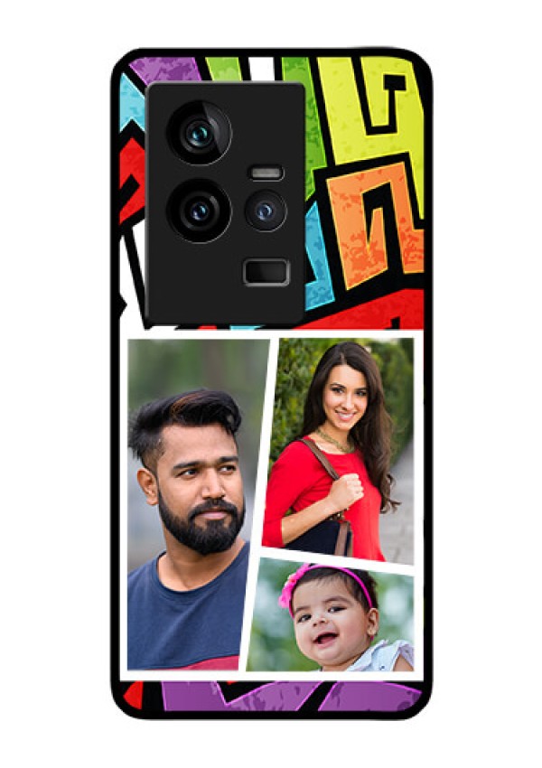 iQOO 11 5G Custom Glass Phone Case - Graffiti pattern Design