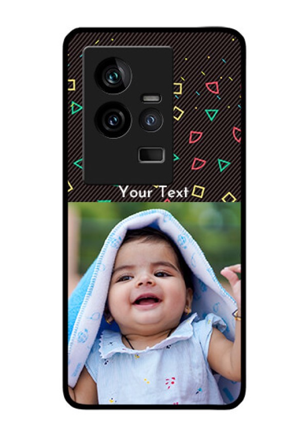 iQOO 11 5G Custom Glass Phone Case - with confetti birthday design
