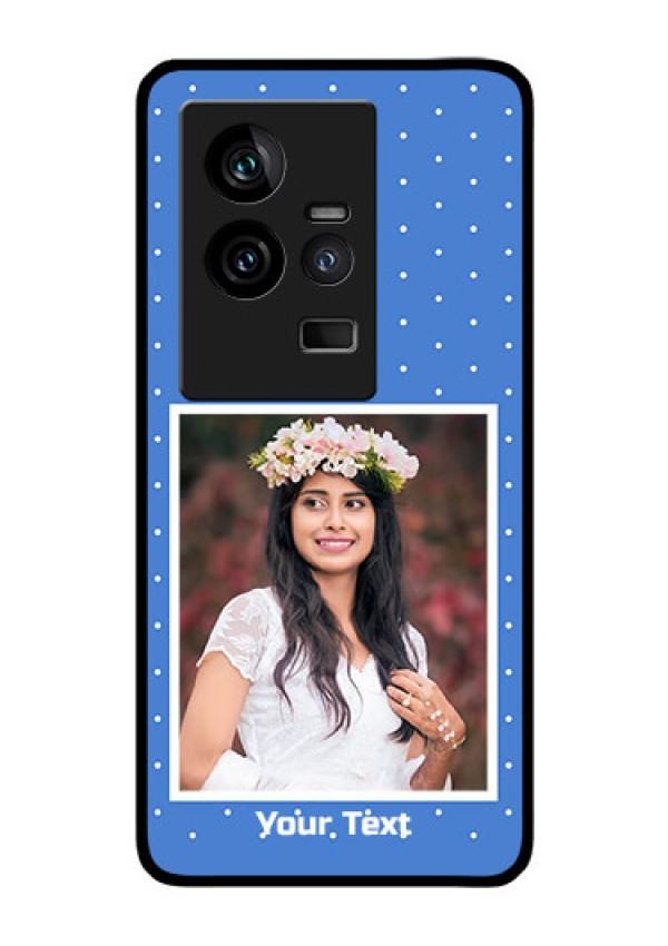 iQOO 11 5G Photo Printing on Glass Case - Polka dots design
